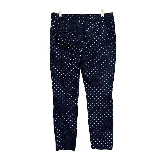 Old Navy Pixie Skinny Pants Women’s size 8 blue polka dot Stretch Office Career - Picture 3 of 7